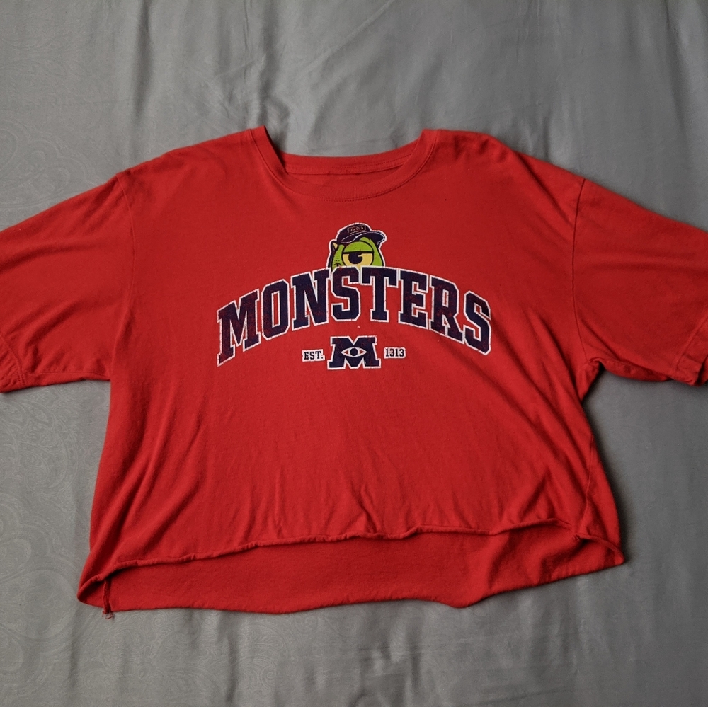 monsters crop top